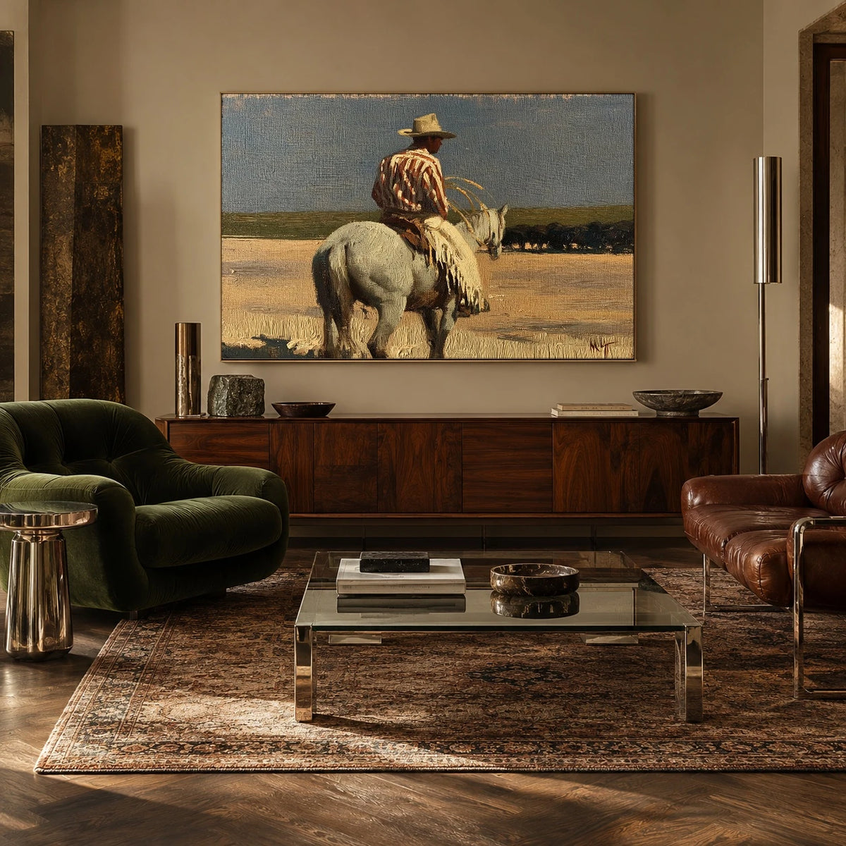 Prairie Homeward — artwork in an interior setting 6