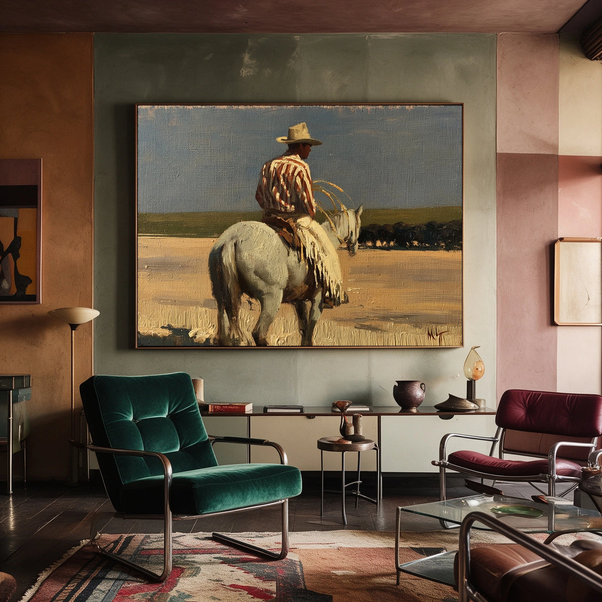 Prairie Homeward — artwork in an interior setting 8