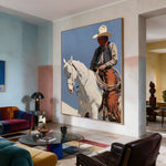 Reins Beneath Blue — artwork in an interior setting 8