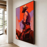 Reins of Radiance — side view of the artwork