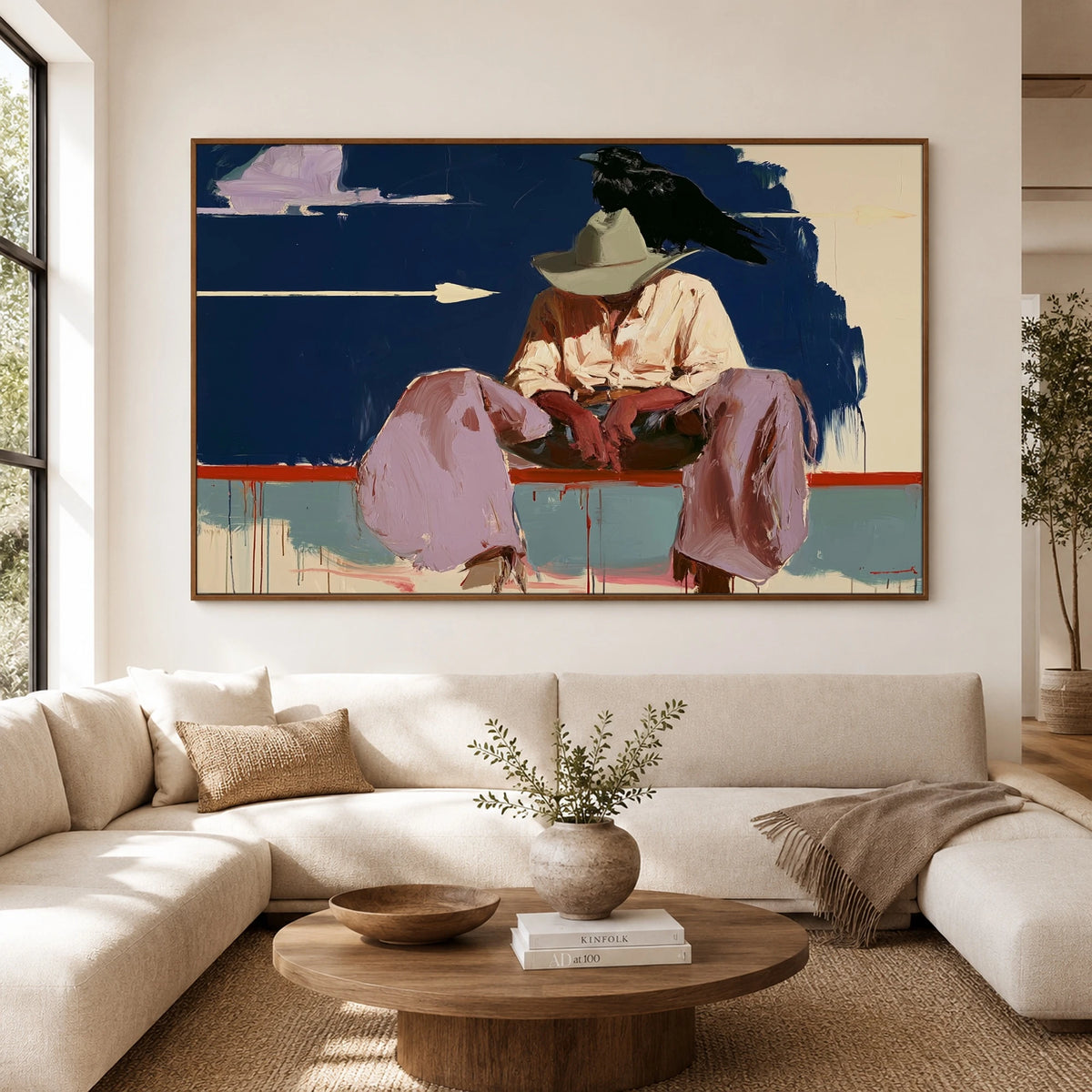 Rest After the Trail — front view in a living space