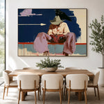 Rest After the Trail — artwork in an interior setting 4