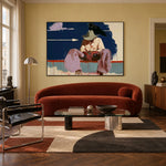 Rest After the Trail — artwork in an interior setting 6