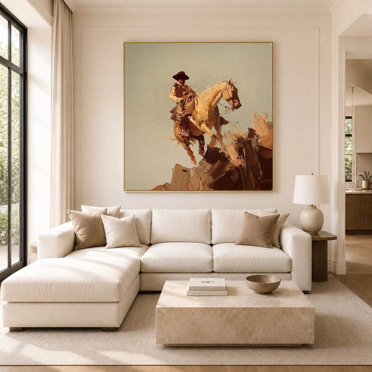 Rise Above the Trail — front view in a living space