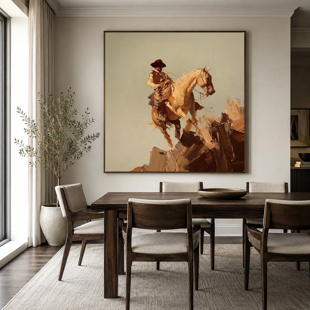 Rise Above the Trail — artwork in an interior setting 4