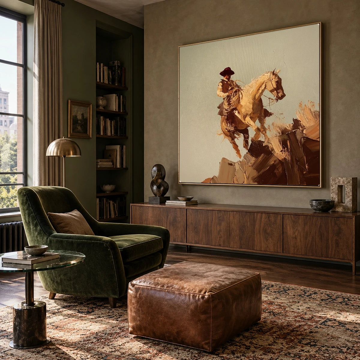 Rise Above the Trail — artwork in an interior setting 7