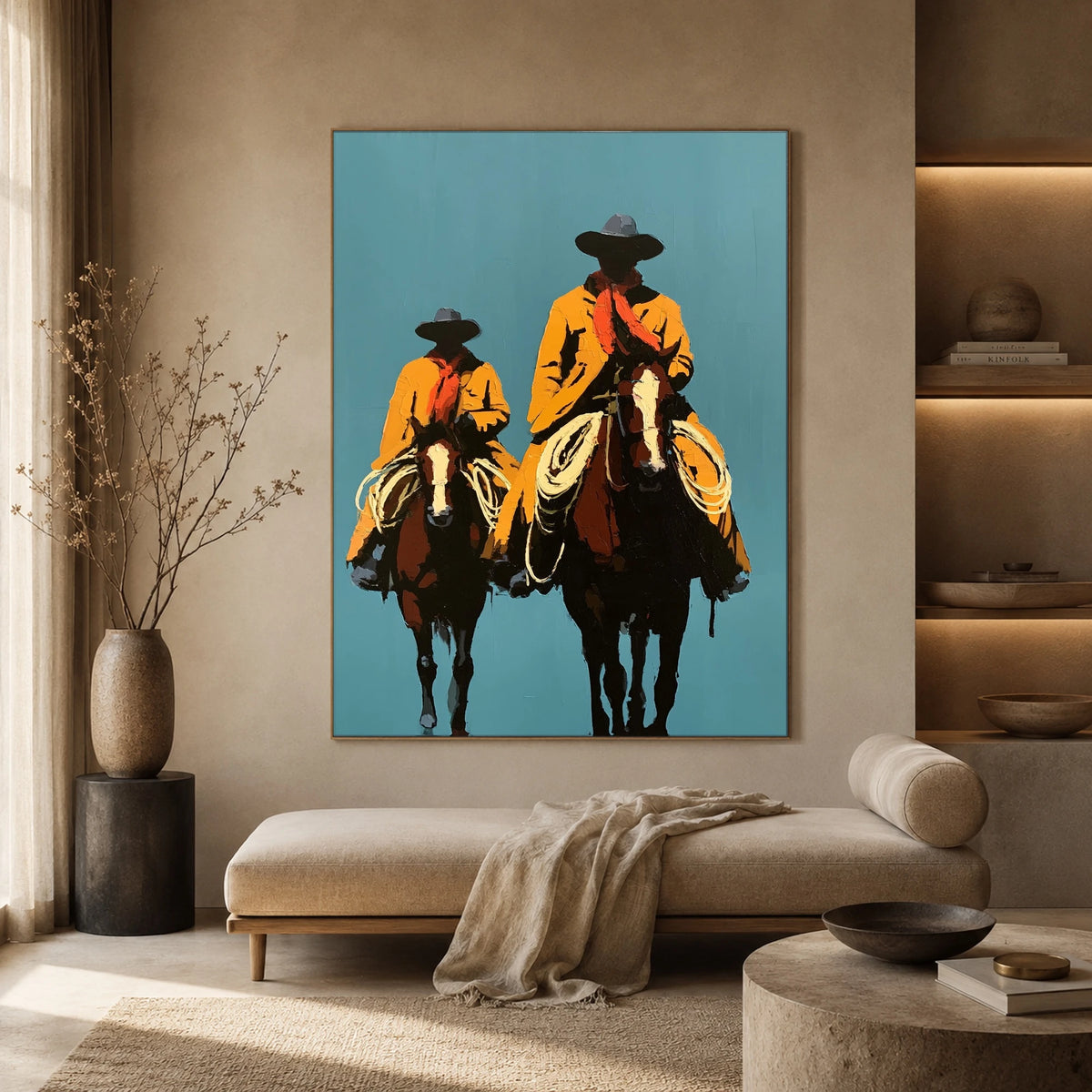Saffron Saddle Partners — artwork in an interior setting 3