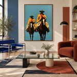 Saffron Saddle Partners — artwork in an interior setting 4