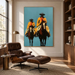 Saffron Saddle Partners — artwork in an interior setting 5
