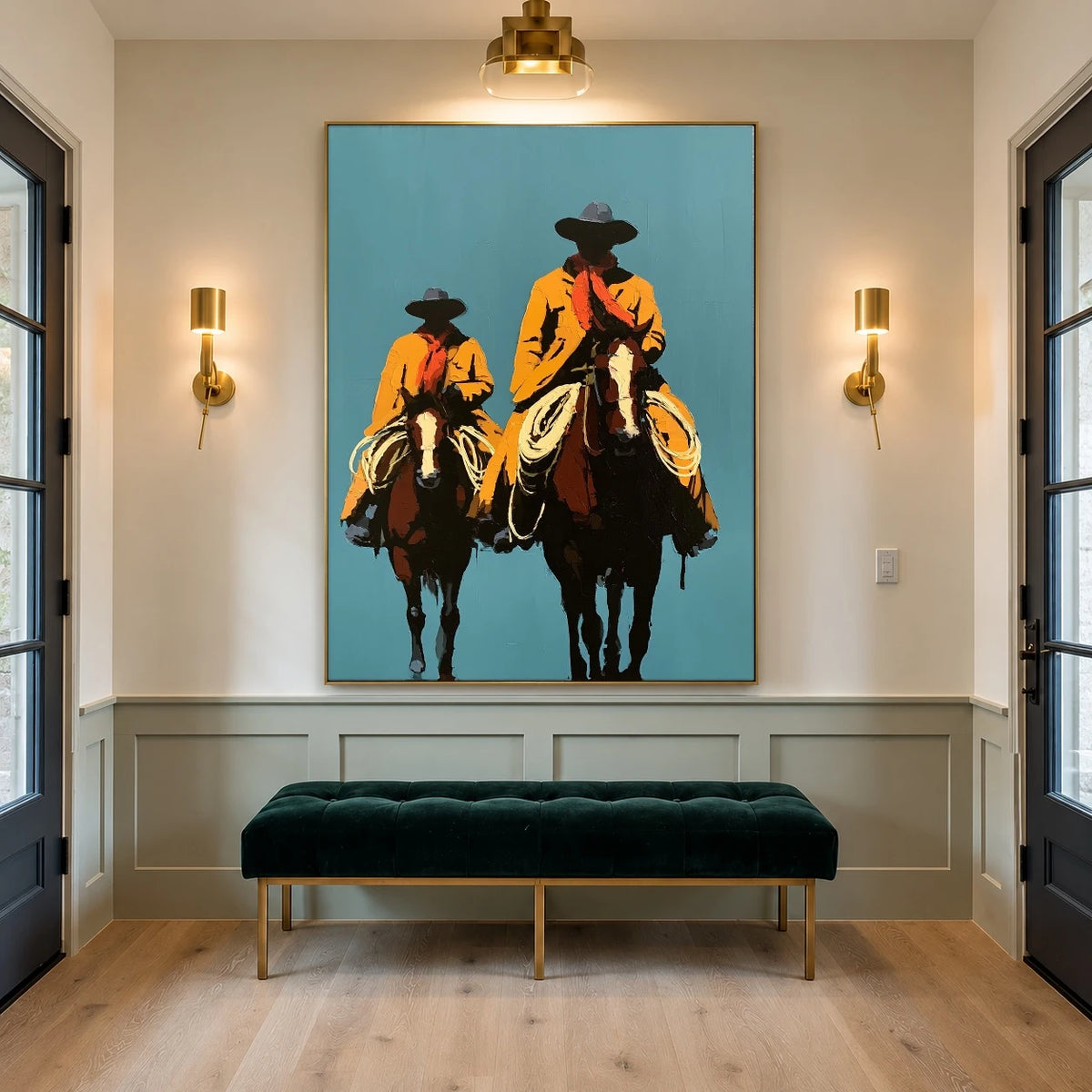 Saffron Saddle Partners — artwork in an interior setting 6