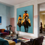 Saffron Saddle Partners — artwork in an interior setting 8