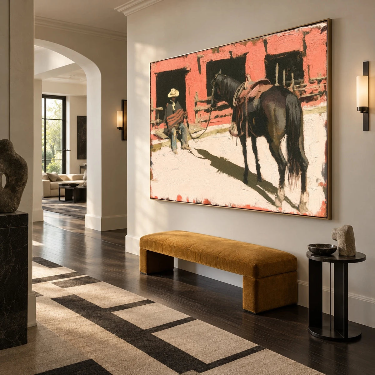 Shade Beside the Barn — artwork in an interior setting 6