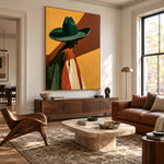 Shade in Emerald — artwork in an interior setting 5