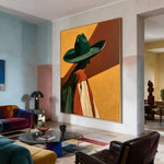 Shade in Emerald — artwork in an interior setting 8