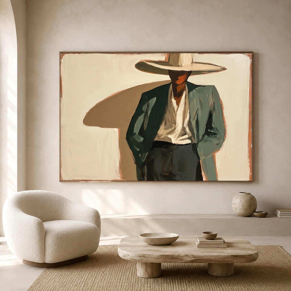 Shadow of the Brim — artwork in an interior setting 3