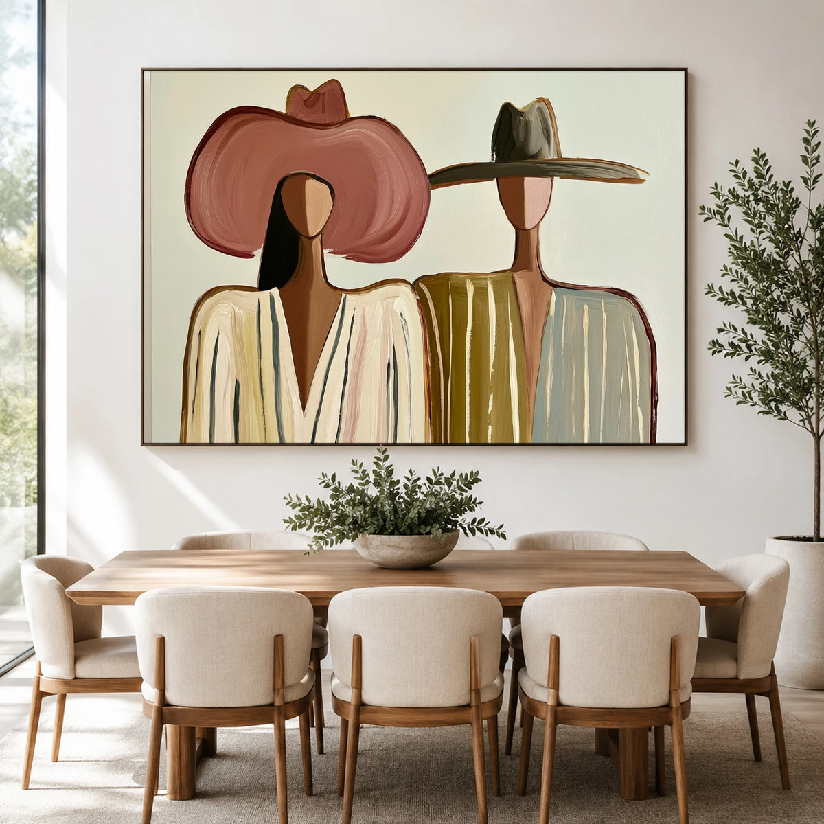 Side by Side Westward — artwork in an interior setting 3