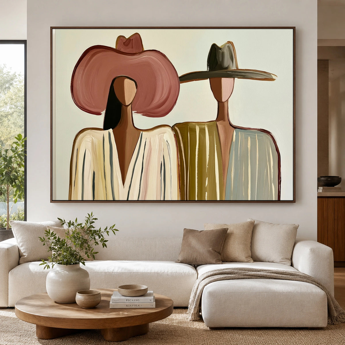 Side by Side Westward — artwork in an interior setting 4