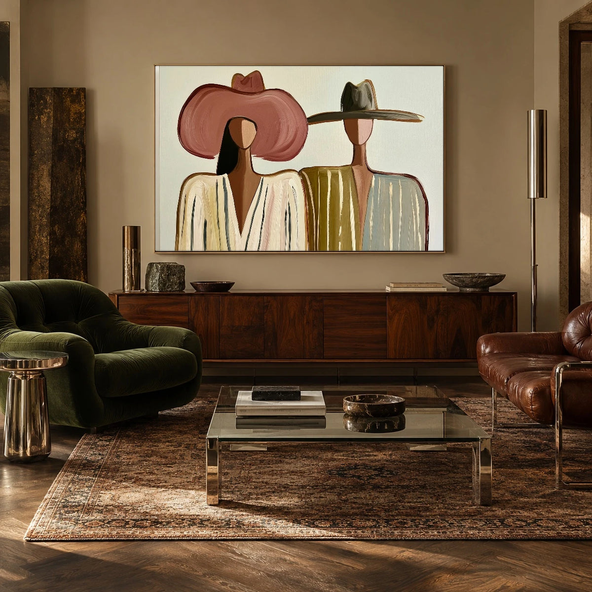 Side by Side Westward — artwork in an interior setting 7