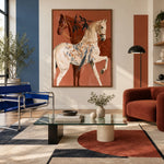 The Botanical Riders — artwork in an interior setting 4