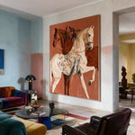 The Botanical Riders — artwork in an interior setting 8