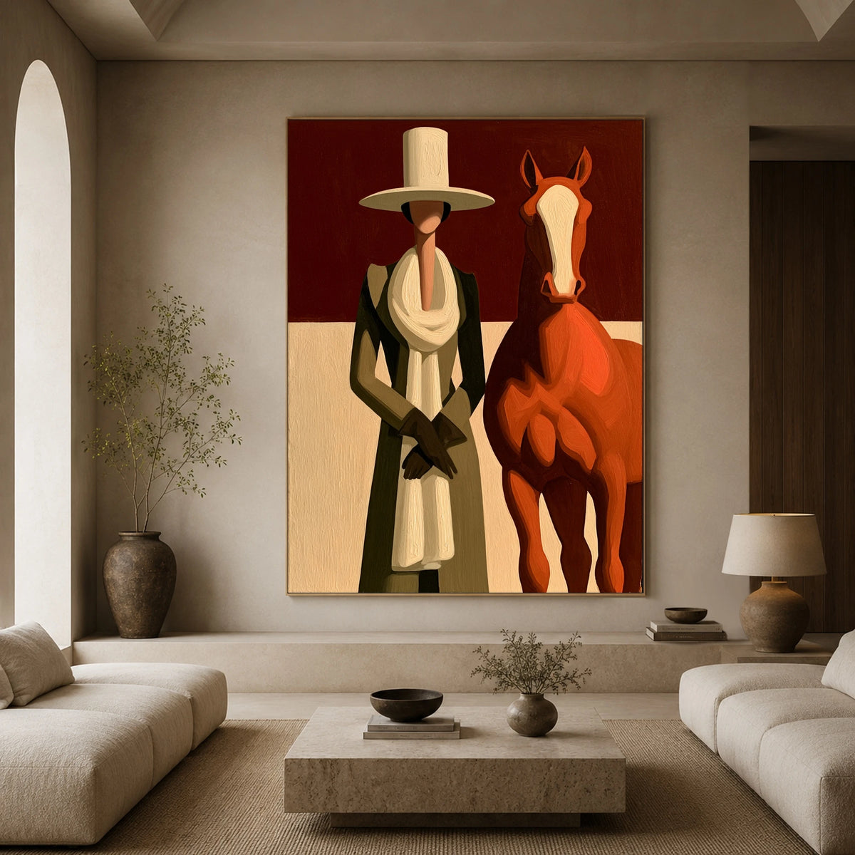 The Chestnut Companion — front view in a living space