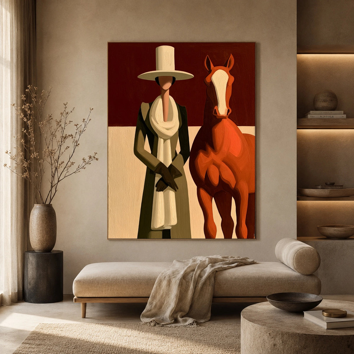 The Chestnut Companion — artwork in an interior setting 3