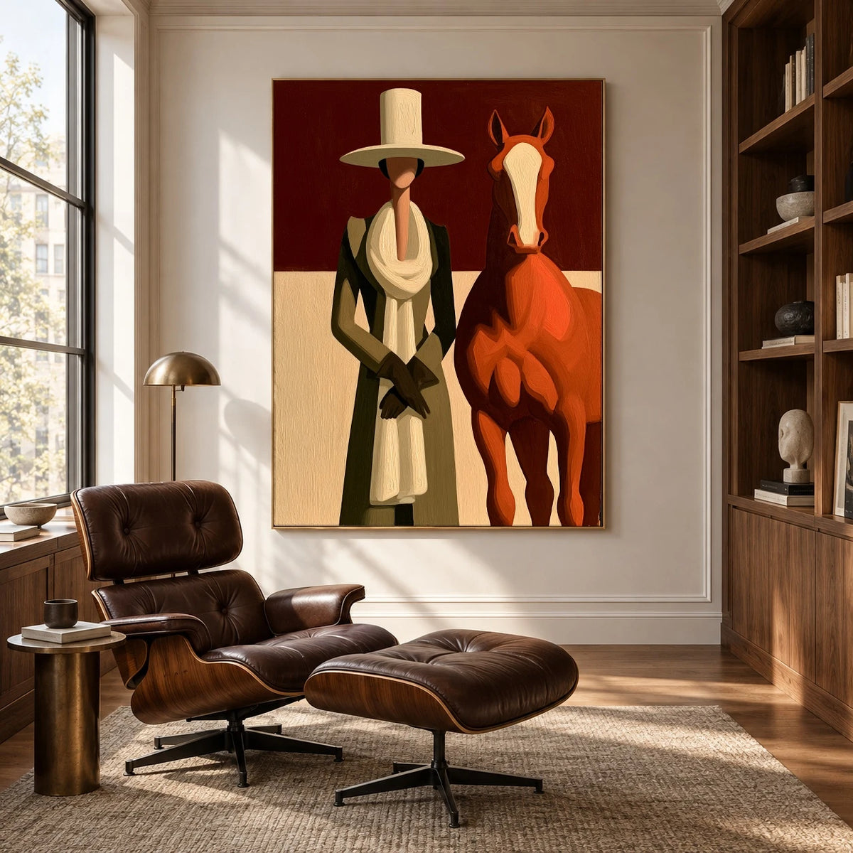 The Chestnut Companion — artwork in an interior setting 5