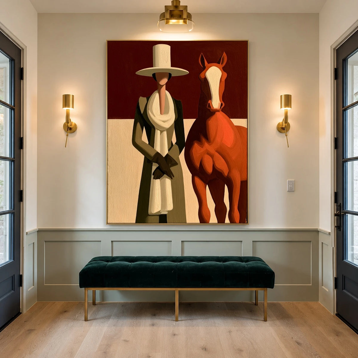The Chestnut Companion — artwork in an interior setting 6