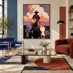 The Cloudtop Cattle Drive — artwork in an interior setting 4