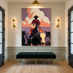 The Cloudtop Cattle Drive — artwork in an interior setting 6