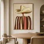 The Cream Hat Stranger — artwork in an interior setting 3