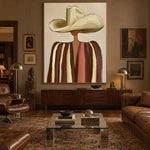 The Cream Hat Stranger — artwork in an interior setting 7
