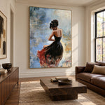 The Crimson Hem — artwork in an interior setting 8