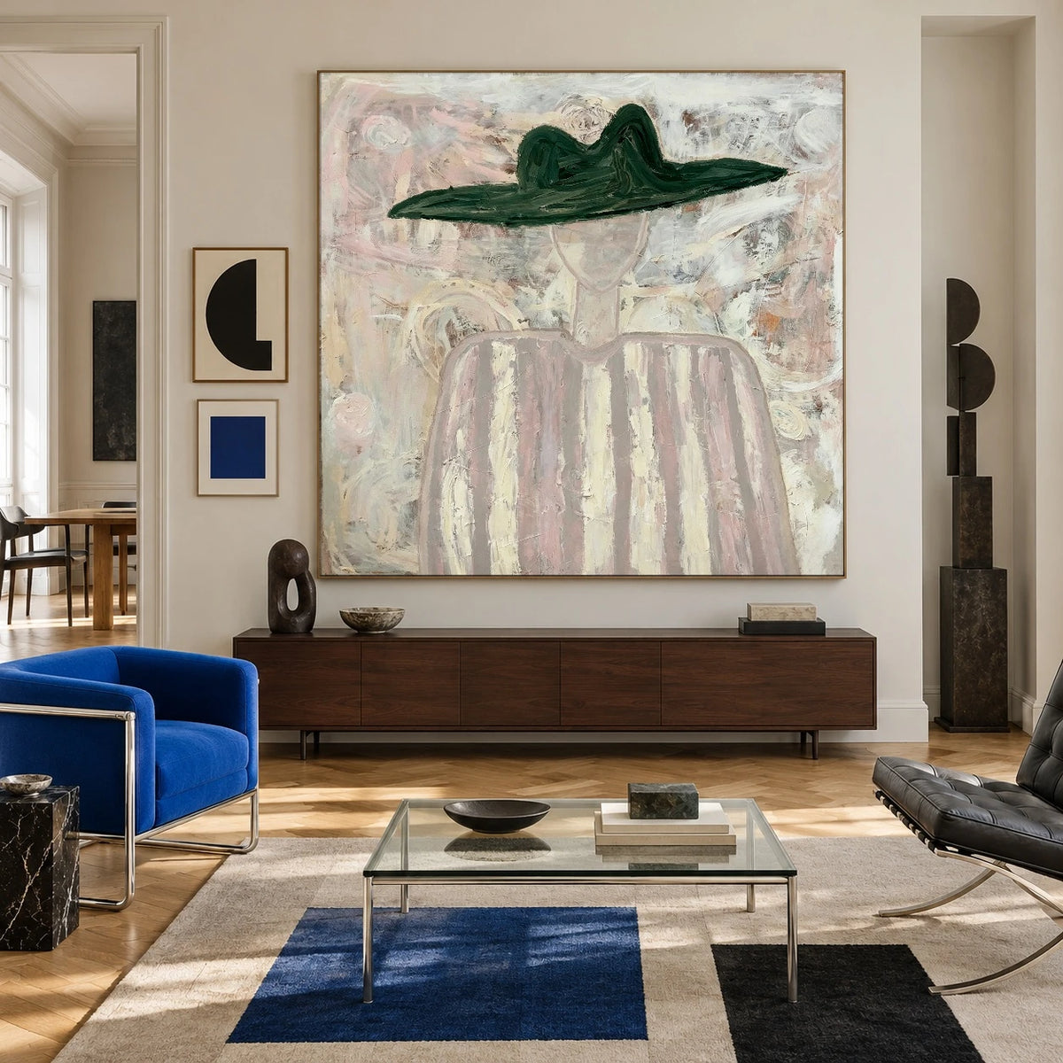 The Emerald Hat — artwork in an interior setting 6
