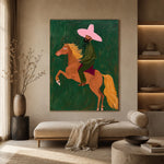 The Emerald Prancer — artwork in an interior setting 3