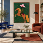 The Emerald Prancer — artwork in an interior setting 4