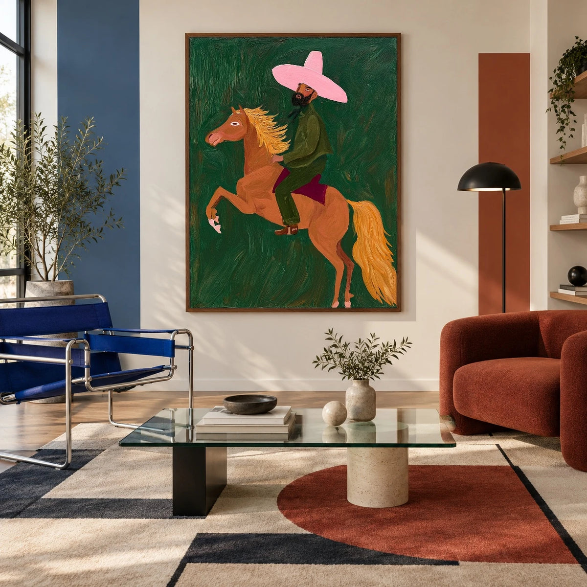 The Emerald Prancer — artwork in an interior setting 4