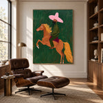 The Emerald Prancer — artwork in an interior setting 5