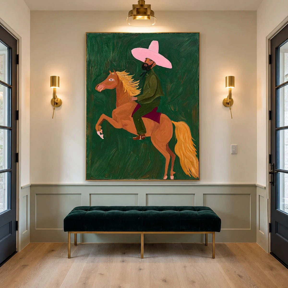 The Emerald Prancer — artwork in an interior setting 6
