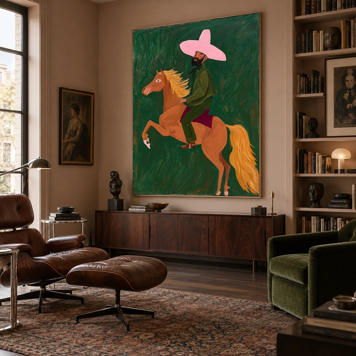 The Emerald Prancer — artwork in an interior setting 7