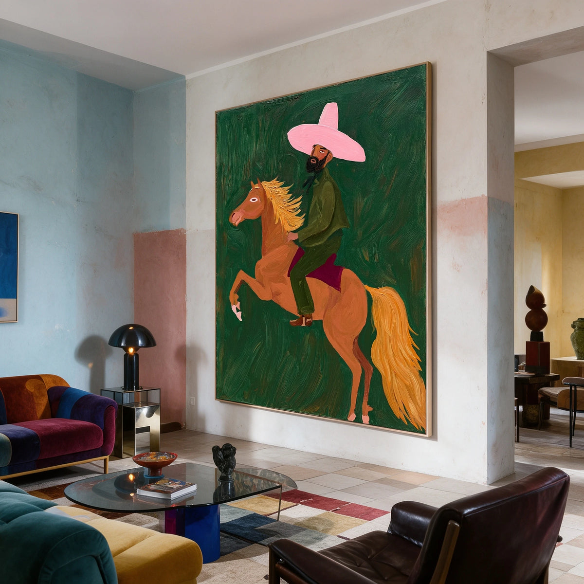 The Emerald Prancer — artwork in an interior setting 8