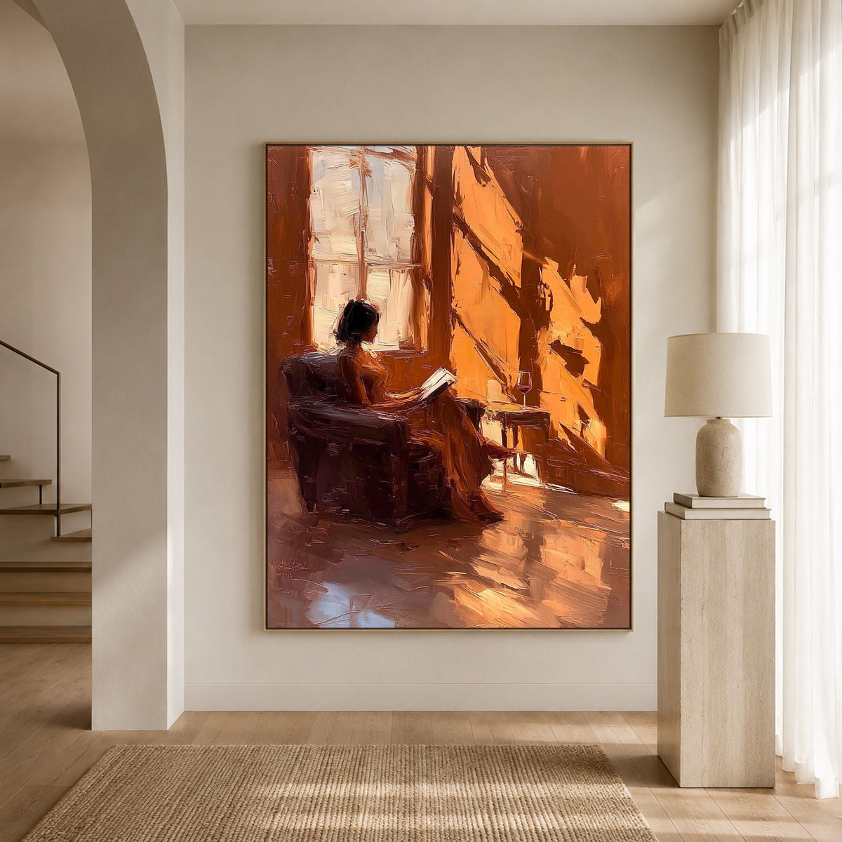 The Hour of Amber — artwork in an interior setting 4