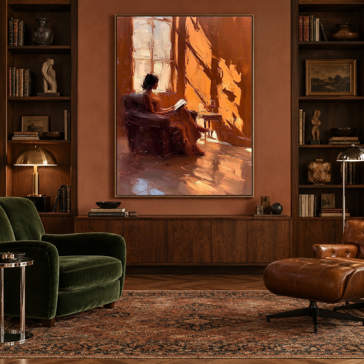 The Hour of Amber — artwork in an interior setting 6