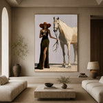 The Ivory Rein — front view in a living space