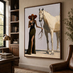 The Ivory Rein — side view of the artwork