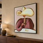 The Last Slow Sip — side view of the artwork