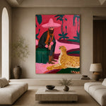 The Leopard at Ease — artwork in an interior setting 3
