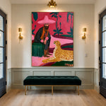 The Leopard at Ease — artwork in an interior setting 6