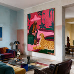 The Leopard at Ease — artwork in an interior setting 8