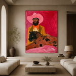 The Leopard's Companion — front view in a living space